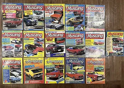 Ford Mustang Monthly Annual Muscle Magazine Lot Most Of 1986 & 1987 16 Total!! • $50