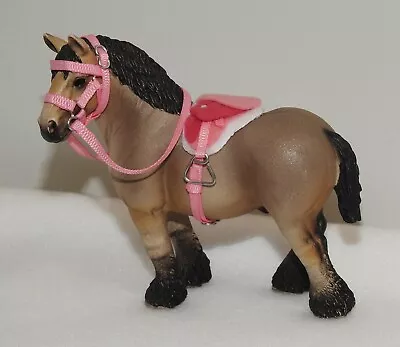 £12.50 • Buy Handmade Pink Saddle Bridle Tack Set 1:24 Scale Schleich Toy Horse NOT Included