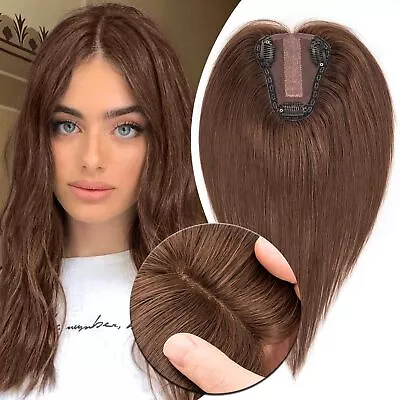 MY-LADY Human Hair Toppers For Women Real Human Hair For Thinning Hair 8 * 10... • $118.29