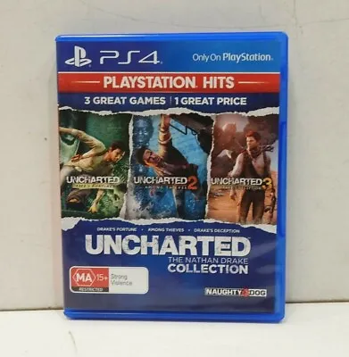 Uncharted: The Nathan Drake Collection (PlayStation 4 Game) • $27.99