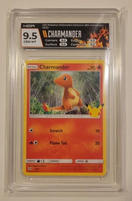 $0.99 • Buy 2021 Pokemon McDonalds Charmander #9/25 Non Holo HGA 9.5 25th Anniversary TCG