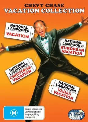 National Lampoon's VACATION 4 Movies Collection : Vgc  DVD Region 4 T445 • £11.01