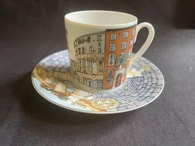 Fornasetti & Rosenthal CITTA D'ITALIA Espresso Cup - Saucer ROMA • $135