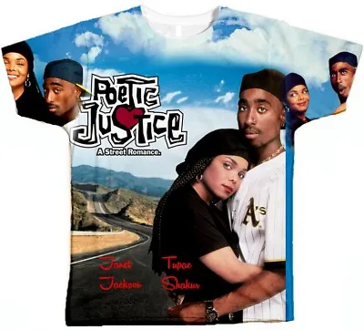 Poetic Justice T-shirt. 90's Hood Flick Tupac Janet Jackson Regina King Maya • $24.99