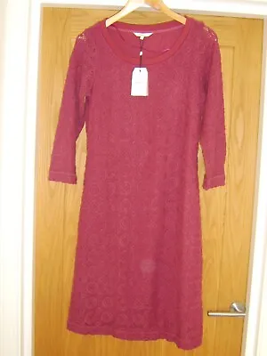 NWT. Sandwich. Red Crochet Effect Dress. Small. RRP £100. Now £5. • £5