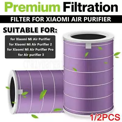 Hepa Filter Replacement For Xiaomi Mi Air Purifier 2 2S 2C 3 3H 3C Pro Class 13 • $26.39