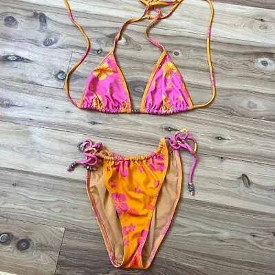 $15 • Buy Urban Outfitters Hibiscus Floral Bikini