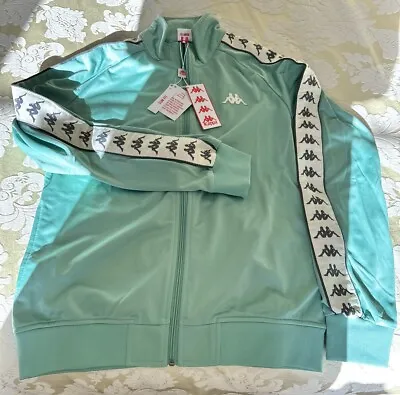 Kappa Women’s Track Suit Jacket Size 16 Green • £22