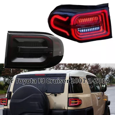 Dynamic Smoked LED Tail Light Rear Brake Lamp For Toyota FJ Cruiser 2007 08-2020 • $277.68