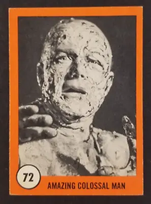 Vintage 1961 Colossal Man Horror Monster Nu Card #72 (Soft Corners) • $12.95