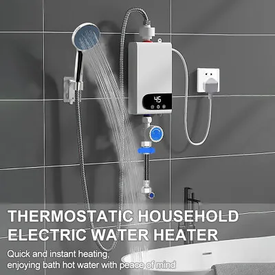 Electric Tankless Instant Hot Water Heater Under Sink Tap Kitchen Bathroom 5.5KW • £36.99