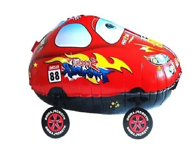 Car-Shaped Air Walking Balloon Best For Kid’s Party Decorations Red. • £3