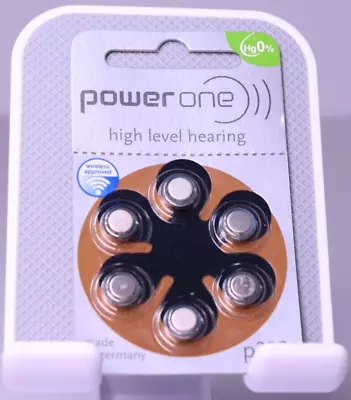 Power One Hearing Aid Batteries 6 Pk Size P312 1.45v Exp 8/2022 Wireless New !! • $1.49