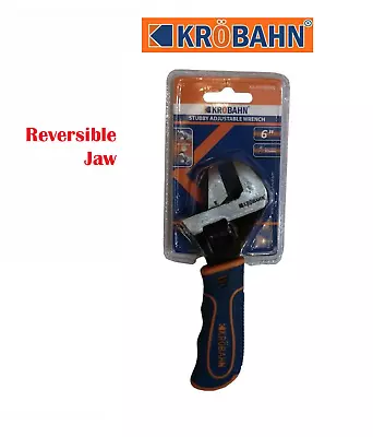 Stubby Adjustable Wrench Reversible Jaw 6  30mm Wrench Dual Function • £8.99