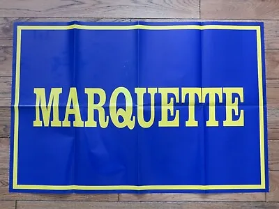 Extra Large Vintage We Are Marquette Golden Eagles Warriors Poster 22x34 UU • $49.99