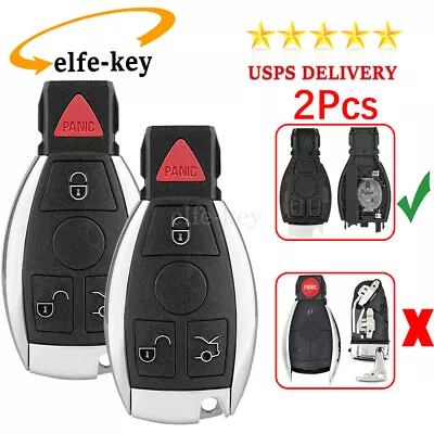 2 Remote Key Fob Case Shell For Mercedes Benz C230 2000 2002 2003 2004 2005 2006 • $21.99