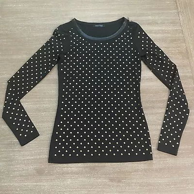 Guess By Marciano Long Sleeve Studded Top Size 2  • $3