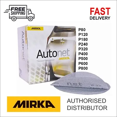 £14.15 • Buy Mirka Autonet 150mm 6  Sanding Mesh Disc P80 To P800 - Choice Of 25 And 50