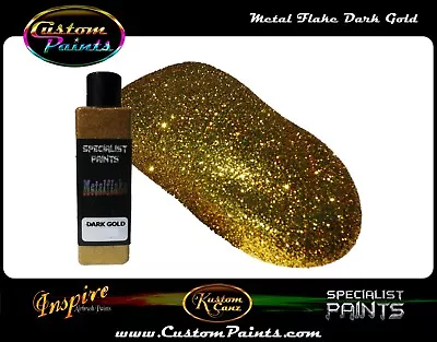 Metal Flake - DARK GOLD - Premium Quality Auto Grade Custom Paint Plasti Dip • $12.99