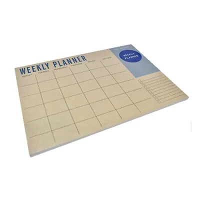£5.99 • Buy Weekly Planner Desk Pad Contains 50 Sheets 100gsm Paper Quality - Weekly View