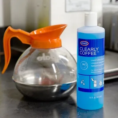 Urnex Clearly Liquid Coffee Pot Cleaner 14 Oz. (Made In The USA) • $9.98