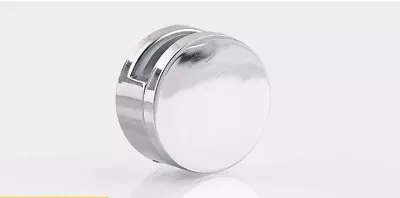 DISCOUNT: Round Chrome Mirror Clip - Set Of 4 • £11.66