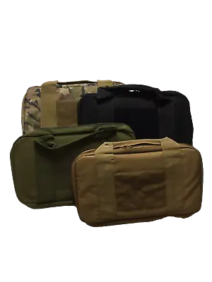 £14.95 • Buy Tactical Airsoft Padded Nylon Pistol Gun Bag / Carry Case - UK SELLER