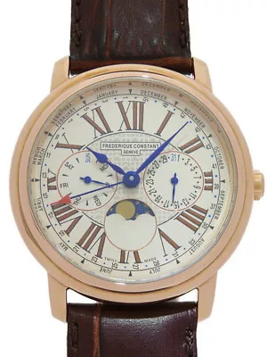 FREDERIQUE CONSTANT Classic Business Timer FC-270 Men's Quartz #T630 • $483.12