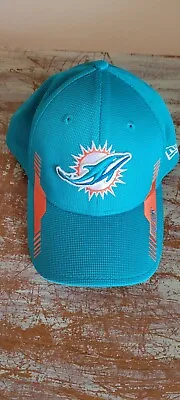 Miami Dolphins Aqua New Era NFL 9FORTY Hat Cap Home Sideline Mens Snapback • $18.99