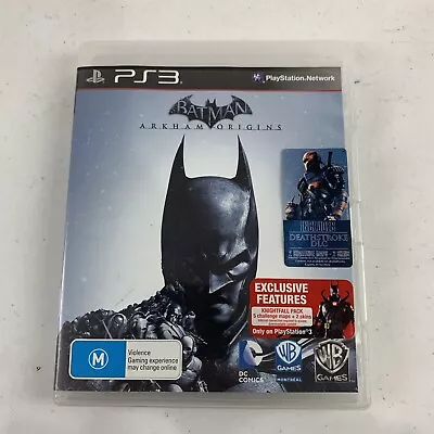 Batman Arkham Origins PlayStation 3 PS3 Video Game Complete W Manual Free Post • $19.95