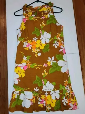 NWOT Vintage Milly Of New York  Coconut Girl Hawaiian Dress SZ 2 • $30