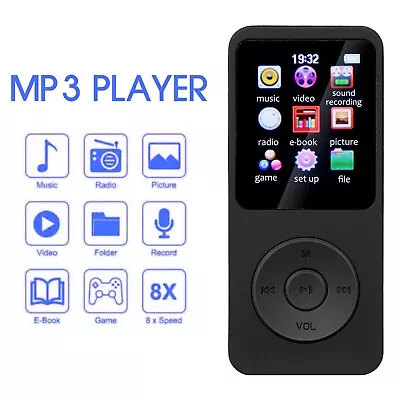 Portable Sport Run MP3 Player MP4 Media FM Radio Recorder HIFI Music Speakers9iG • $14.24