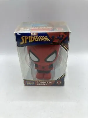 3D Puzzle Eraser Rubbers Spider-Man Brand New Sealed • £5