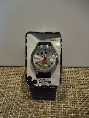  Disney Mickey Mouse Black Strap Watch MCK619 NEW Collectible Original  • $29.99