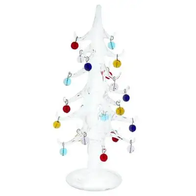 GlassOfVenice Murano Glass Christmas Tree With Ornaments • $169.95