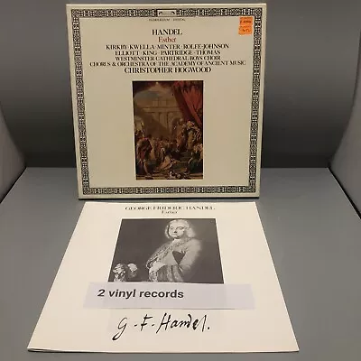 Handel Esther King Thomas Hogwood 2LP DECCA FA Digital Stereo • £14.99