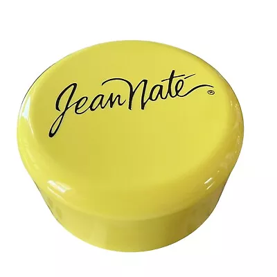 Vintage Jean Nate’ Silkening Body Powder  6oz  Revlon Yellow Container • $29.95