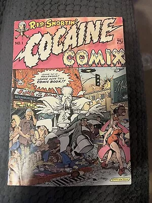 Cocaine Comix #1 Rare Reader Copy Last Gasp Crumb DiCaprio HTF Freak Comic Book • $22.50