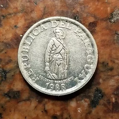 1988 Paraguay 1 Guarani Coin - #b1620 • $1.79