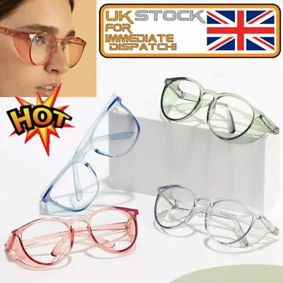 £5.64 • Buy Safety Goggle Glasses Clear UV Protection Anti-Scratch Anti Fog Safety Glasse FP