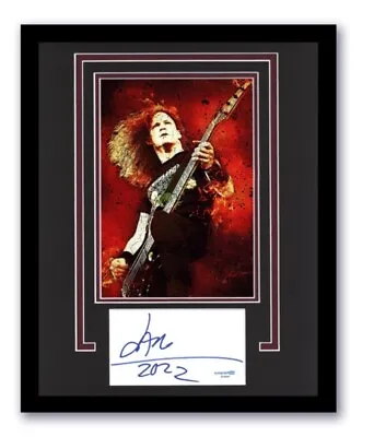 JASON NEWSTED METALLICA SIGNED FRAMED AUTOGRAPHED 11x14 ACOA CERT READ DESC • $199.99