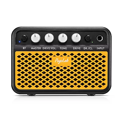 POGOLAB Electric Guitar Amplifier Mini Amp 5W Bluetooth Connection 2 Channel • $35.99