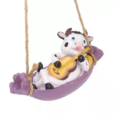 (Dairy Cow) Garden Cow Ornament Exquisite Colorfast Cow Statue • £17.59