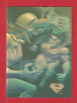 HOLOGRAM - SUPERMAN HOLO SERIES - SKYBOX 1996 - BLAZE - Card H2  (NL01) • £2.75