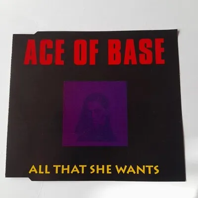 Ace Of Base 'All She Wants' CD Single. Very Good Condition • £1.25