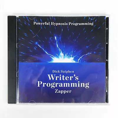 SELF HYPNOSIS For WRITERS The Zapper Dick Sutphen Guided Meditation CD Auto • $14.89