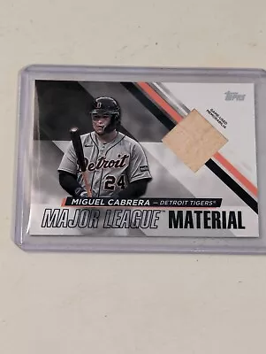 🔥2024 Topps Series 1 Miguel Cabrera Major League Materials Bat Relic Card MLMMC • $0.99