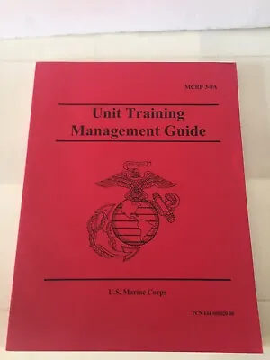 US MARINE CORPS Unit Training Management Guidebook Handbook Training • $84.99