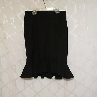 Express Skirt Womens Size 6 Black Peplum Pencil  EUC • $24