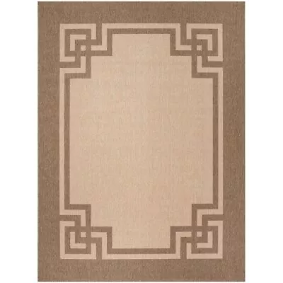 SAFAVIEH Martha Stewart MSR4122K Beige / Dark Beige Rug • $41.99